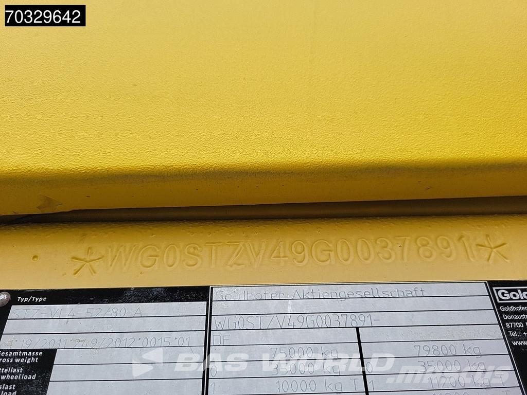 Goldhofer STZ-VL4-52/80A 4+2 79t Extendable Dolly Diepladers