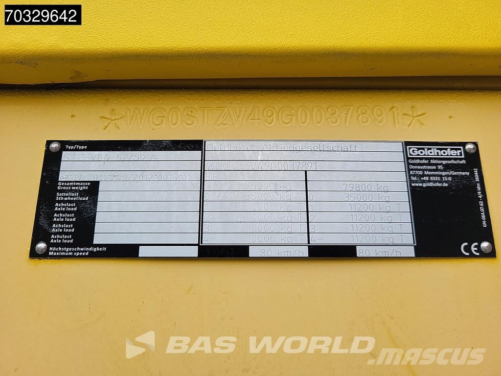 Goldhofer STZ-VL4-52/80A 4+2 79t Extendable Dolly Diepladers