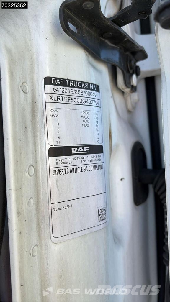 DAF XG 480 4X2 2x Tank ACC Alcoa 曳引機組件
