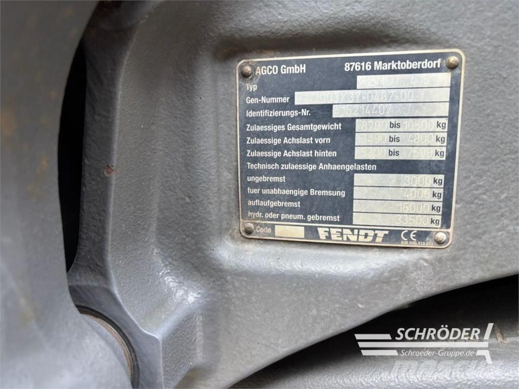 Fendt 516 VARIO SCR PROFI PLUS Traktorji