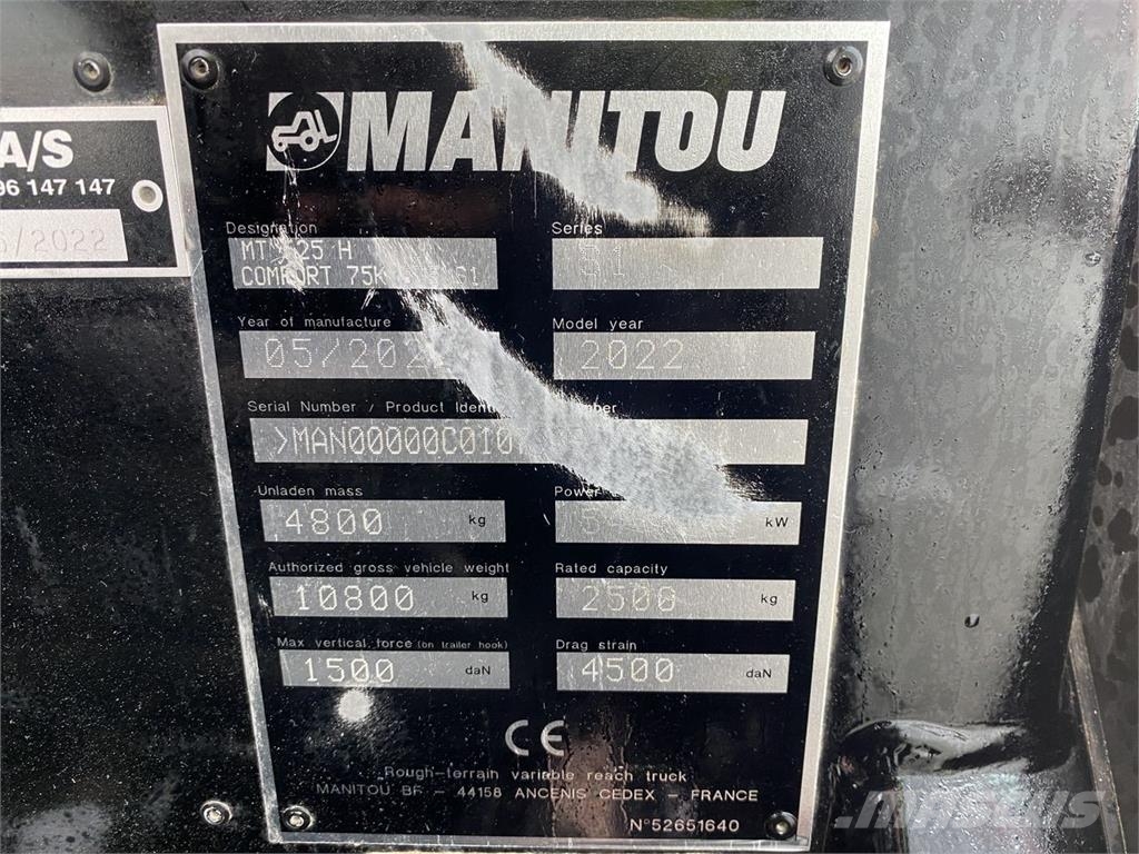 Manitou MT625H COMFORT ST5 Telescopic handlers
