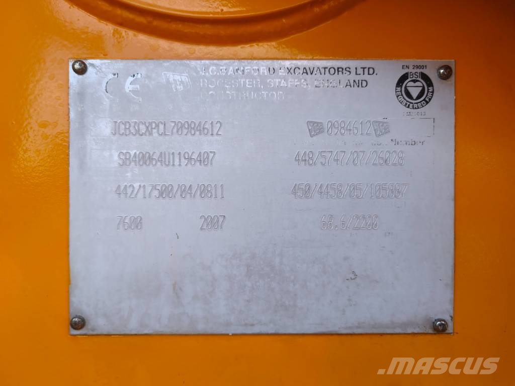 JCB 3 CX Backhoe loaders