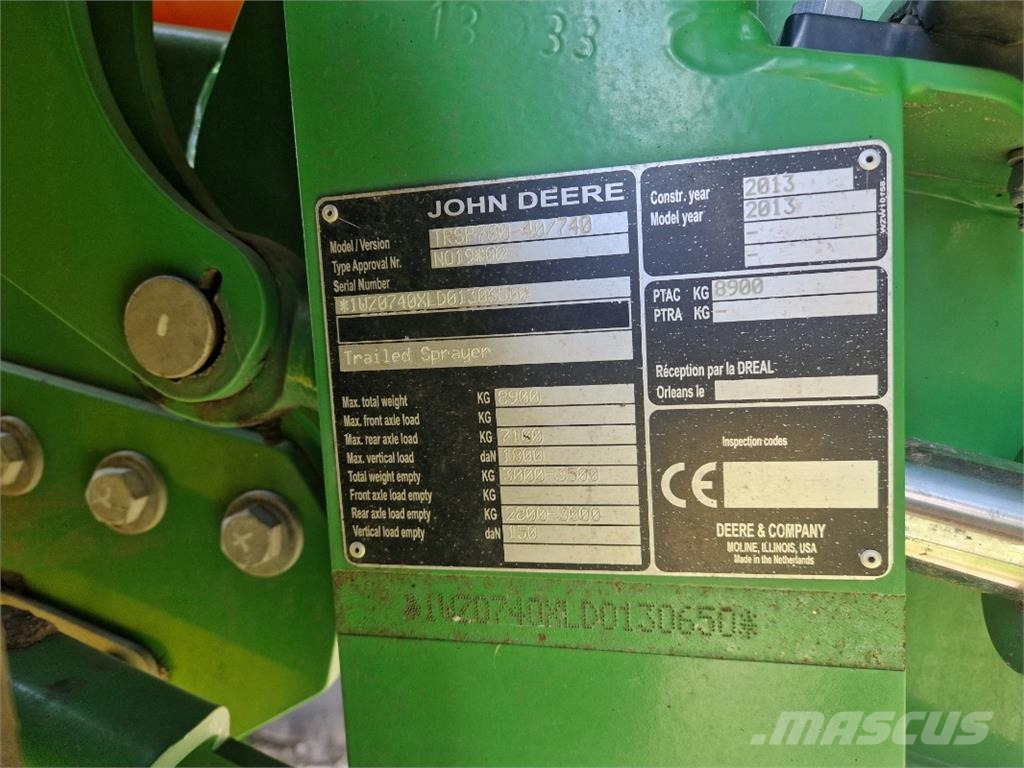 John Deere 740i Anhängespritzen