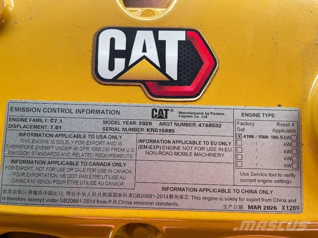 CAT DE200GC - 200 kVA Stand-by Generator - DPX-18211 Dizel Jeneratörler