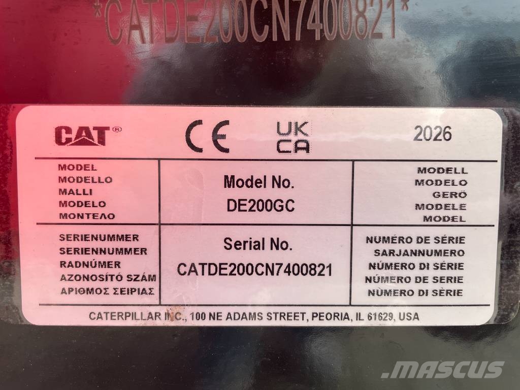 CAT DE200GC - 200 kVA Stand-by Generator - DPX-18211 Dizel Jeneratörler