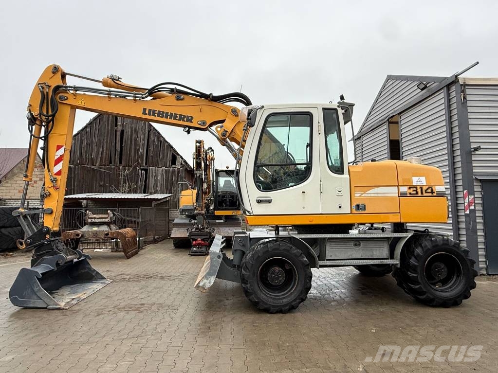 Liebherr A 314 Powertilt Speeder Excavatoare cu roti