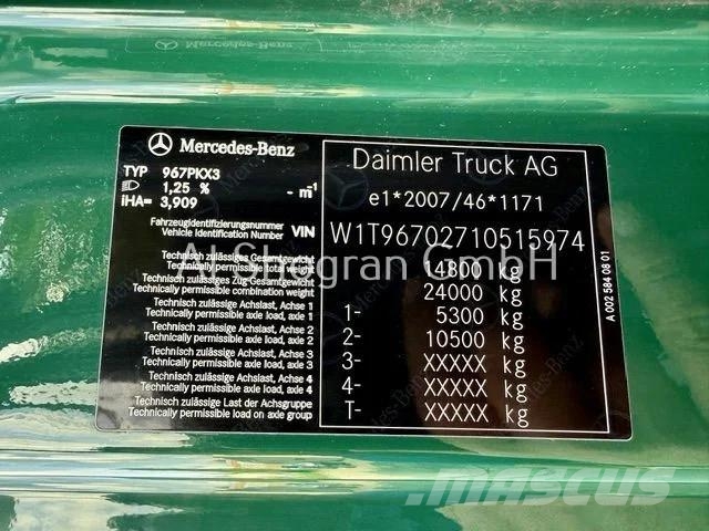 Mercedes-Benz Atego 1524 Koffer / Euro6D / Klima / LBW شاحنات ذات هيكل صندوقي