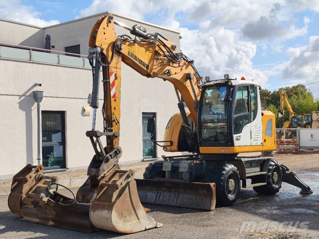 Liebherr A 914 Compact Litronic *4 Schaufeln + Gabel* Klima Excavadoras de ruedas