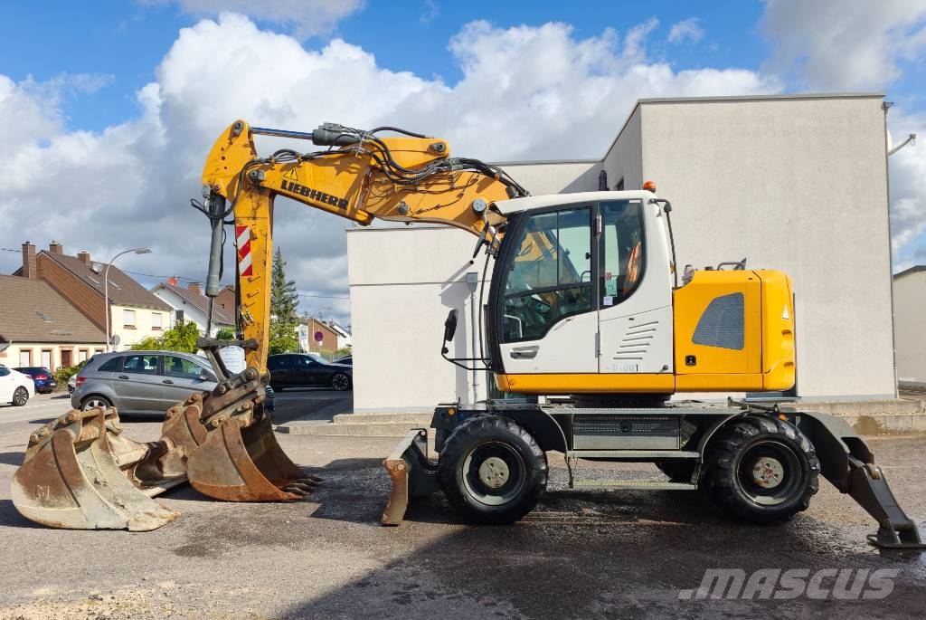 Liebherr A 914 Compact Litronic *4 Schaufeln + Gabel* Klima Excavadoras de ruedas