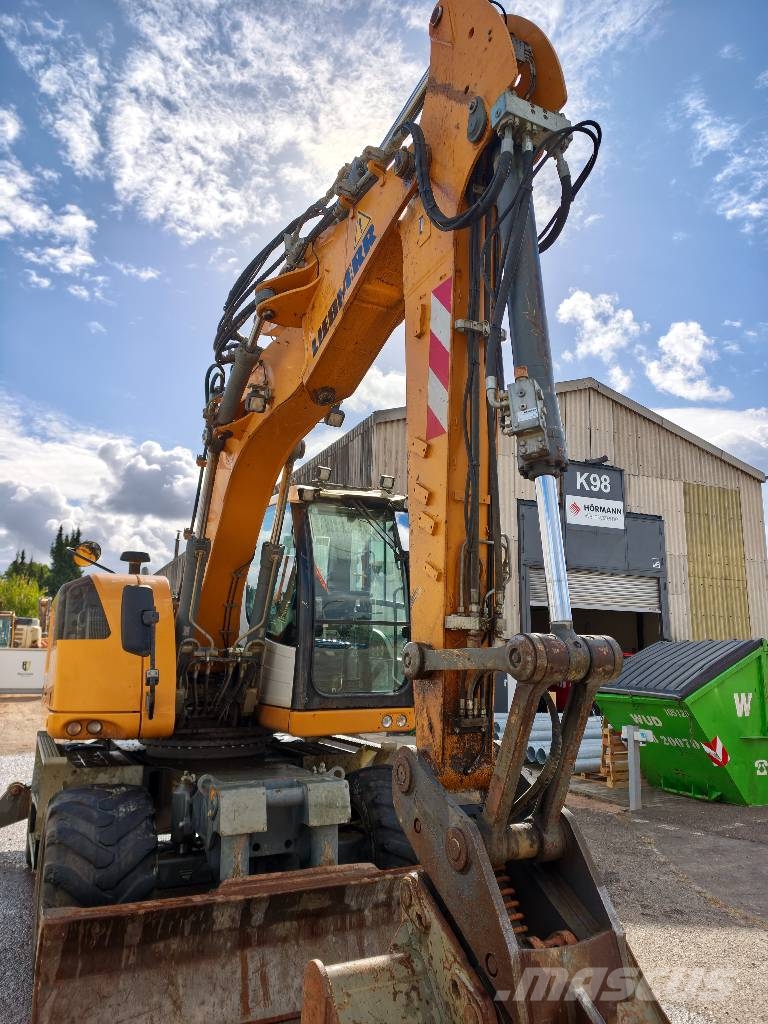 Liebherr A 914 Compact Litronic *4 Schaufeln + Gabel* Klima Excavadoras de ruedas