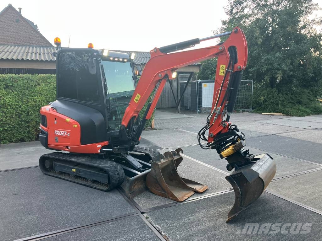 Kubota KX 027-4 HI minigraver | 1475 uur | Engcon DKS 소형 굴삭기 7톤 미만