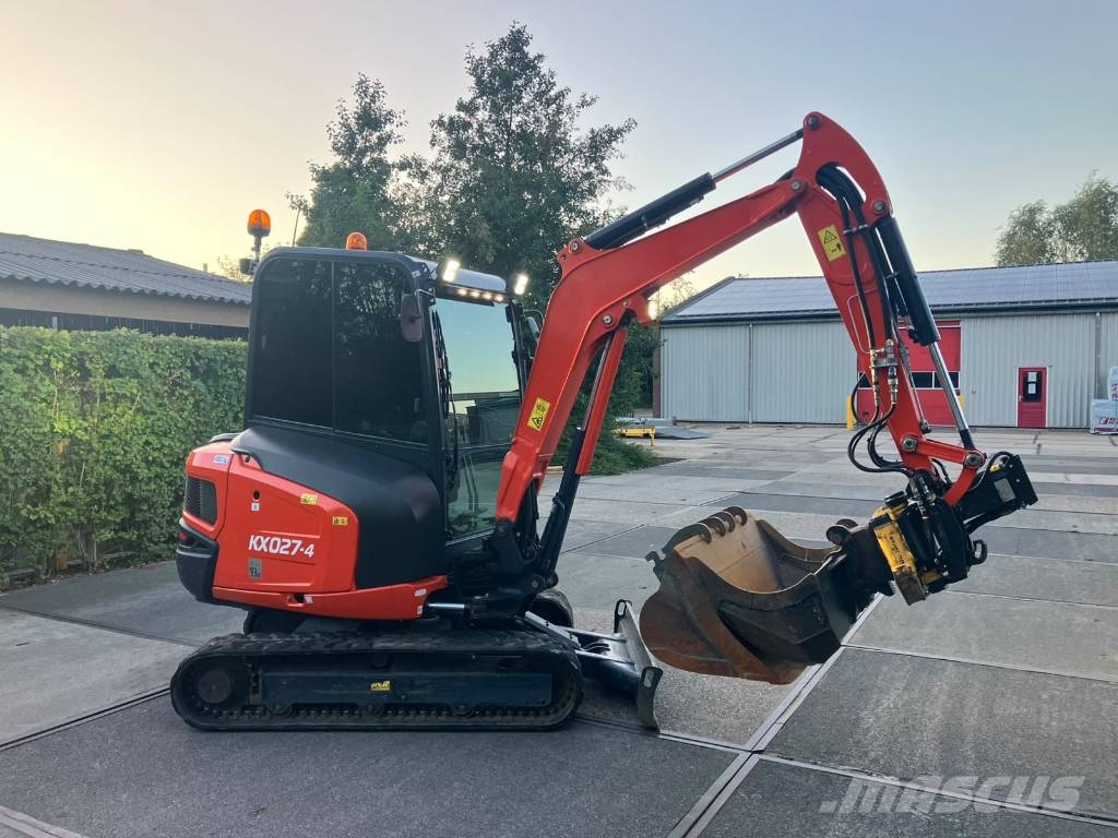 Kubota KX 027-4 HI minigraver | 1475 uur | Engcon DKS 소형 굴삭기 7톤 미만