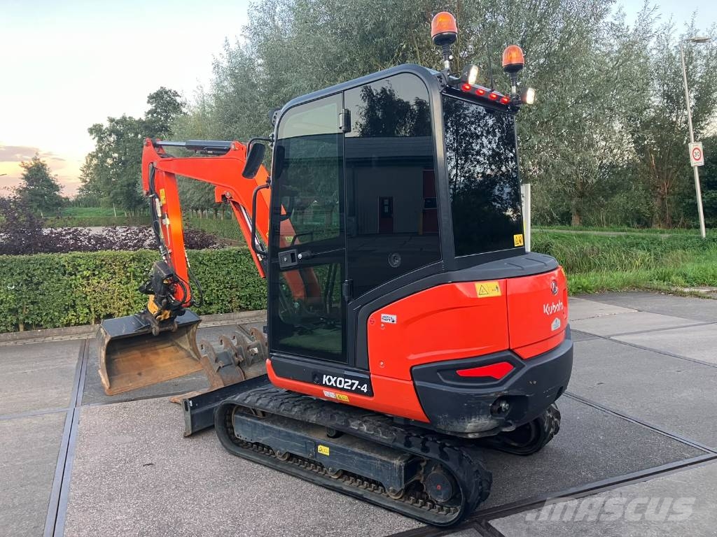 Kubota KX 027-4 HI minigraver | 1475 uur | Engcon DKS 소형 굴삭기 7톤 미만