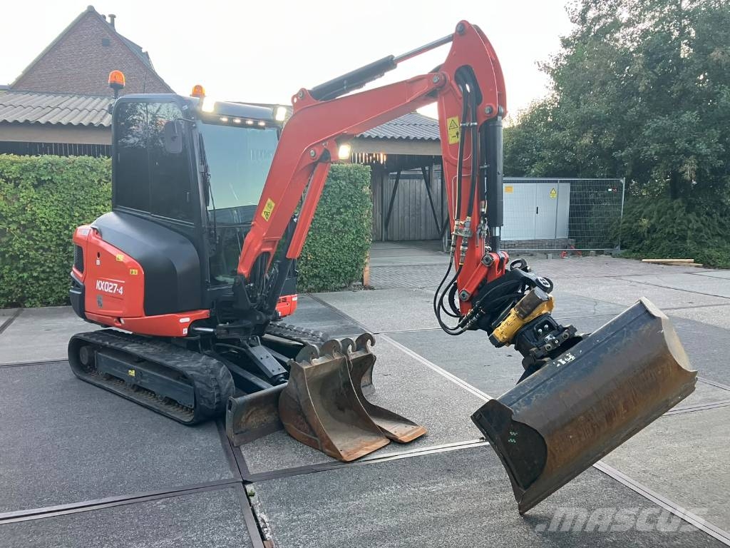 Kubota KX 027-4 HI minigraver | 1475 uur | Engcon DKS 소형 굴삭기 7톤 미만
