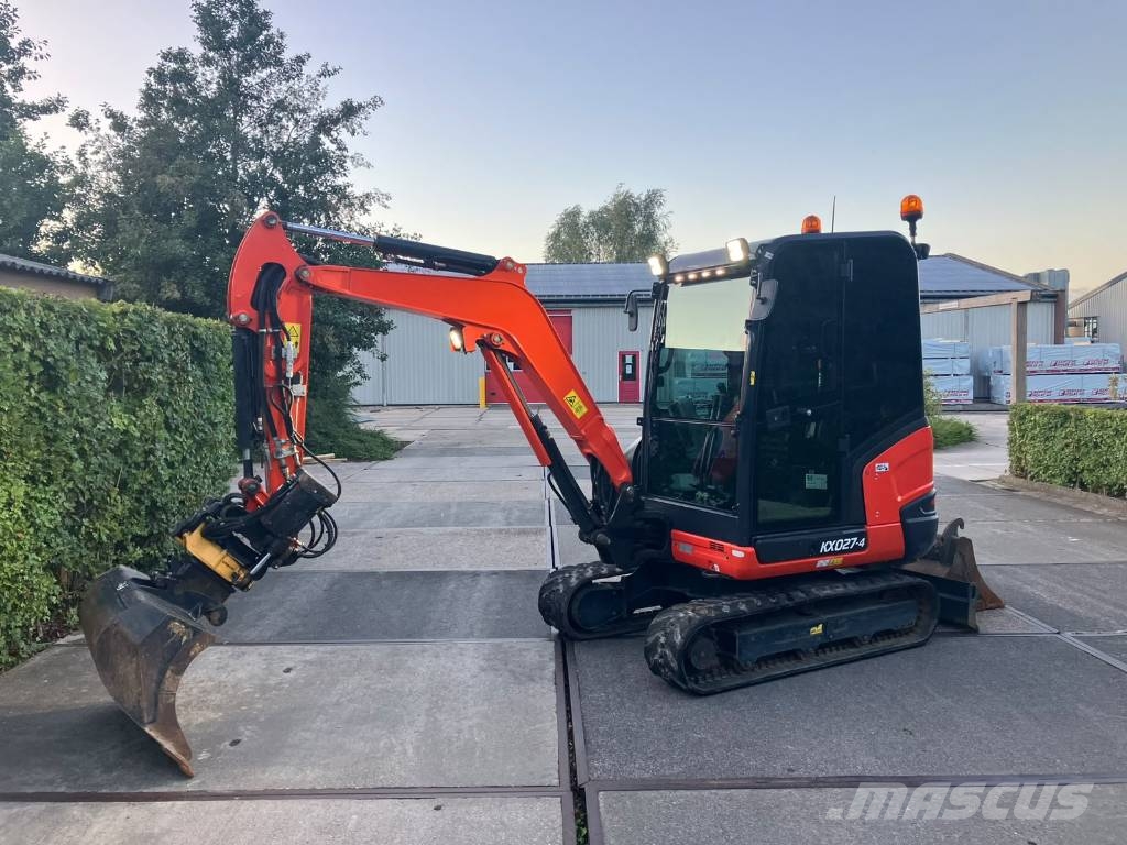 Kubota KX 027-4 HI minigraver | 1475 uur | Engcon DKS 소형 굴삭기 7톤 미만