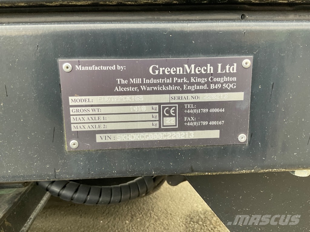 Greenmech EVO 165DT Medienos smulkintuvai