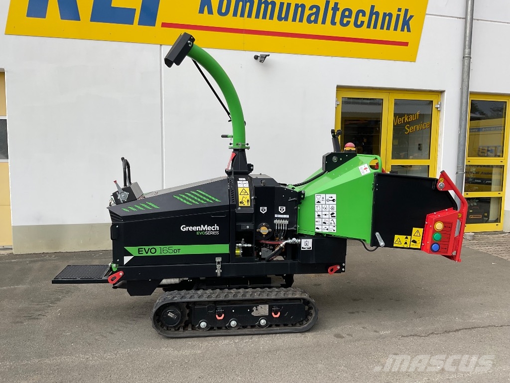 Greenmech EVO 165DT Medienos smulkintuvai