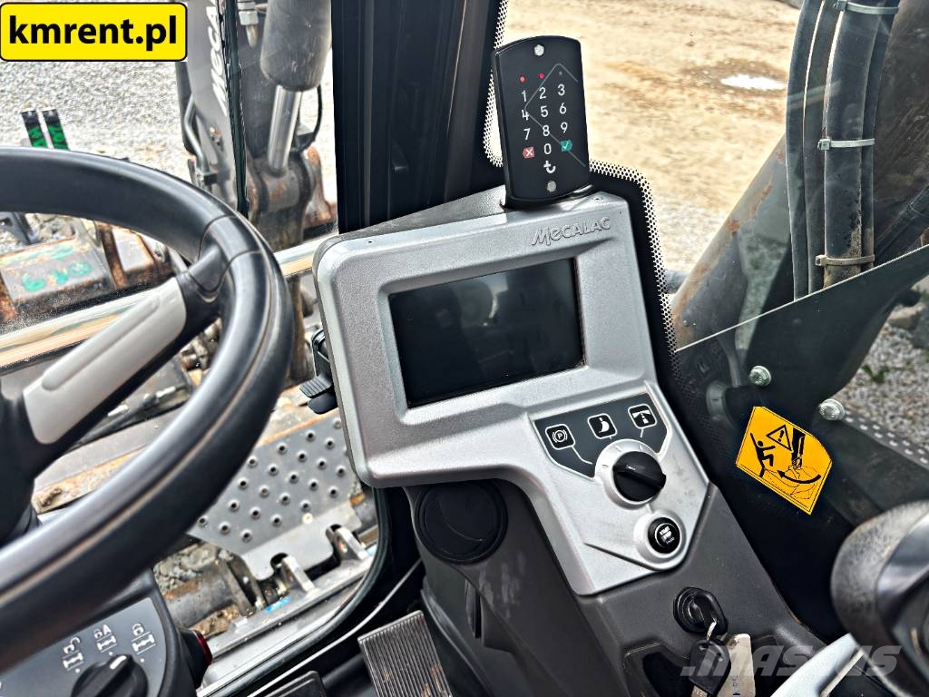 Mecalac 9 MWR KOPARKA KOŁOWA 2019R. | MECALAC 11 KOMATSU P Wielgraafmachines