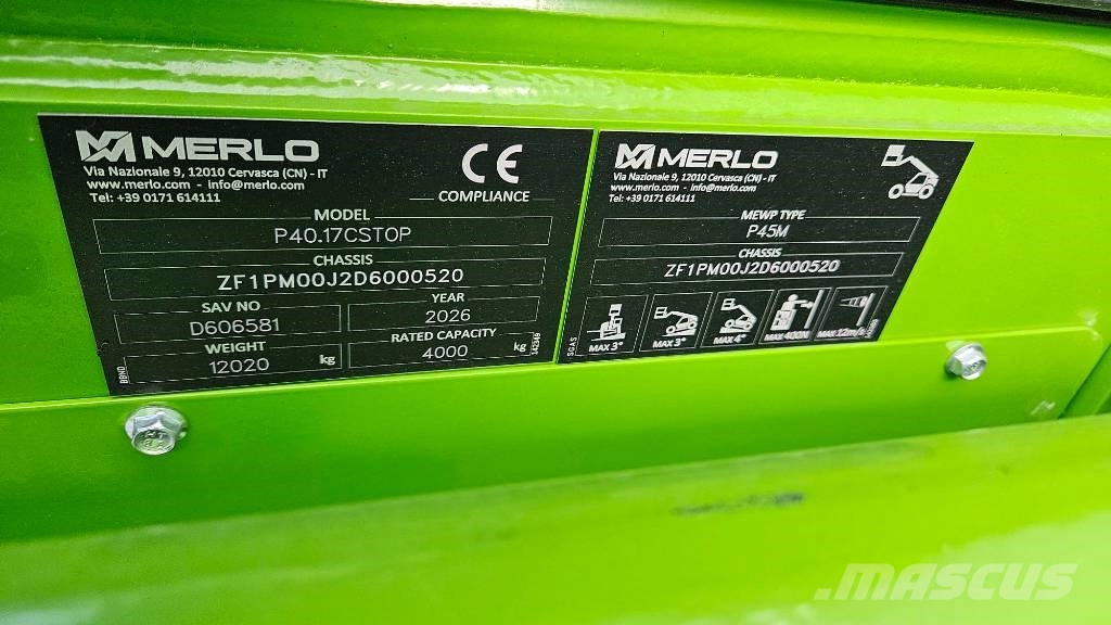 Merlo P40.17CSTOP Teleszkópos rakodók