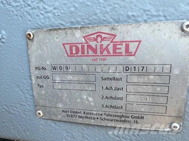 Mercedes-Benz Actros 1843 + Dinkel DTSAV 28000KG Dieplader Tractor Units