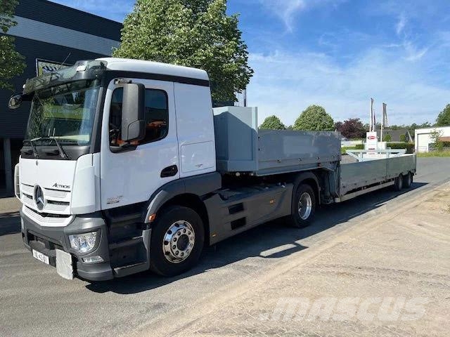 Mercedes-Benz Actros 1843 + Dinkel DTSAV 28000KG Dieplader Tractor Units