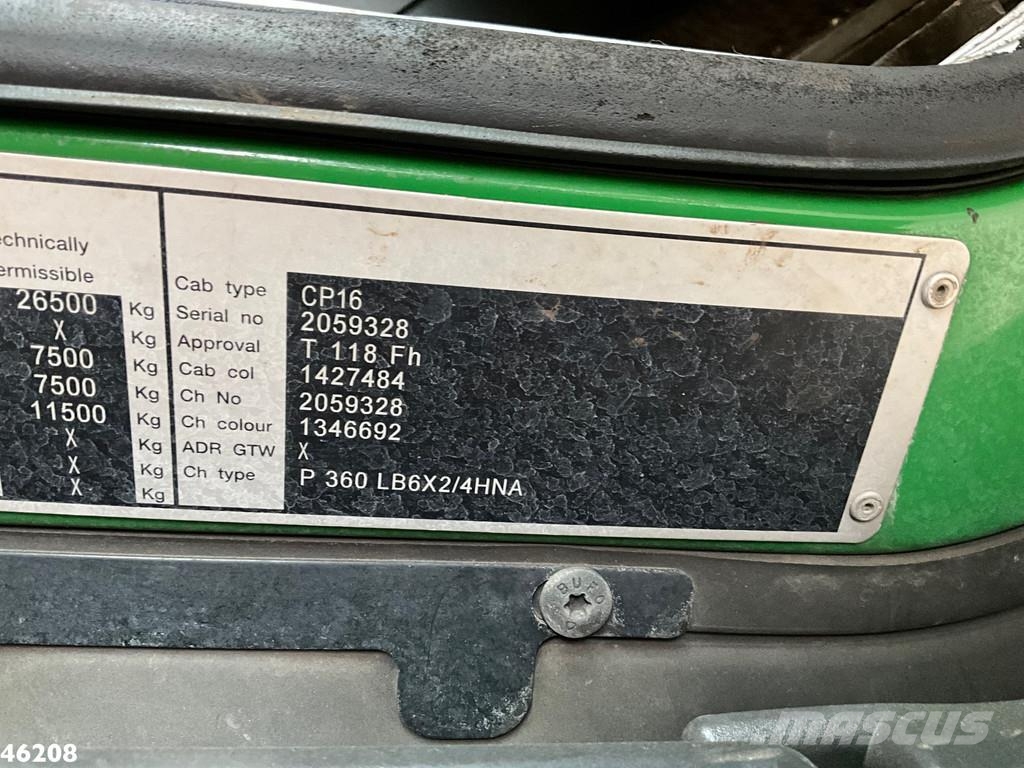 Scania P 360 Euro 6 Bekker LaGram 9m³ kolkenzuiger Ассенизаторские машины