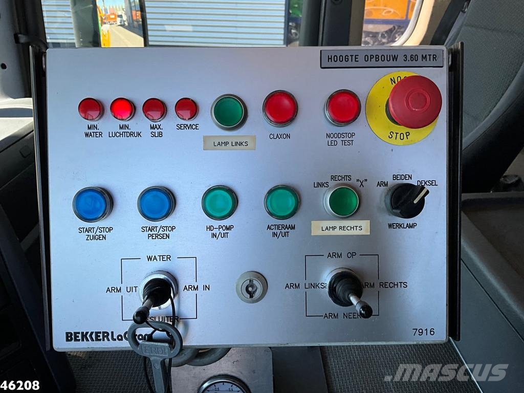 Scania P 360 Euro 6 Bekker LaGram 9m³ kolkenzuiger Ассенизаторские машины