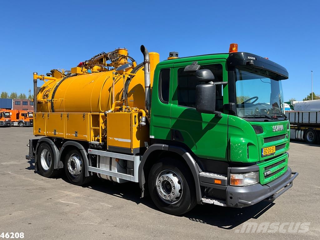 Scania P 360 Euro 6 Bekker LaGram 9m³ kolkenzuiger Ассенизаторские машины