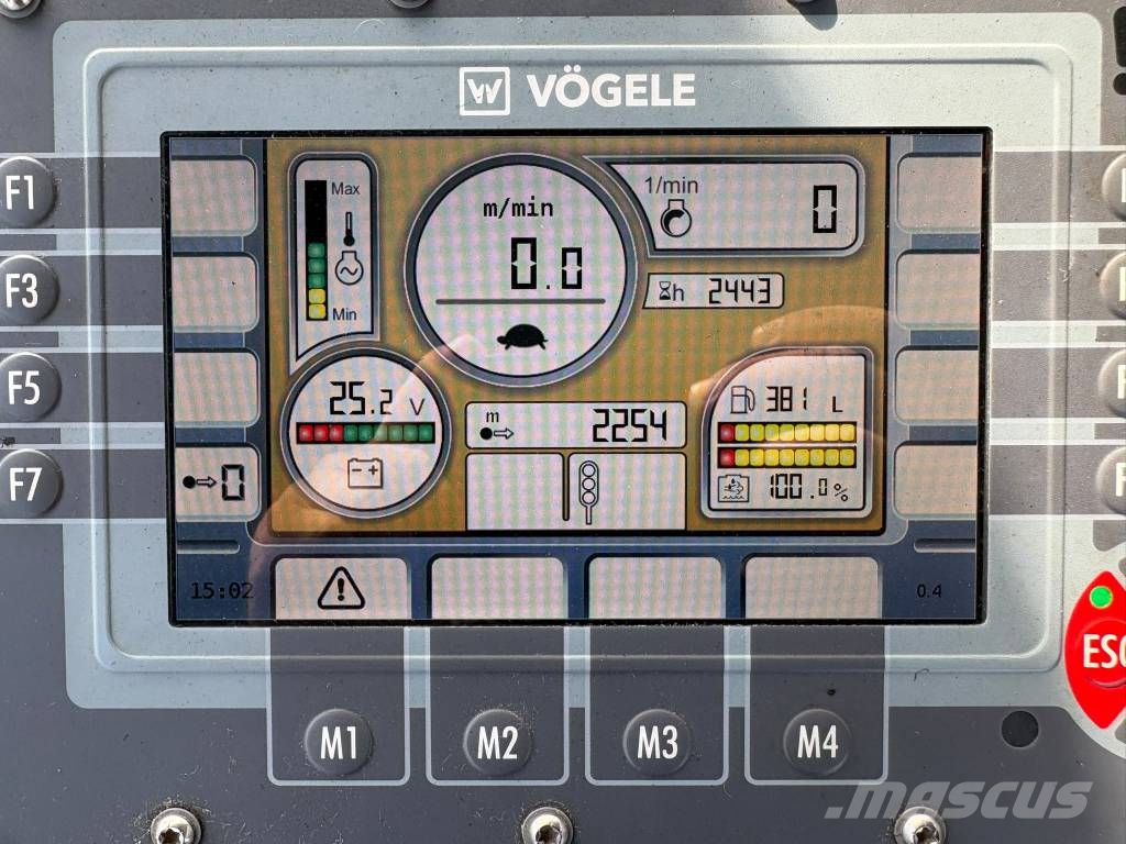 Vögele SUPER 2100-3i Asfaldilaoturid