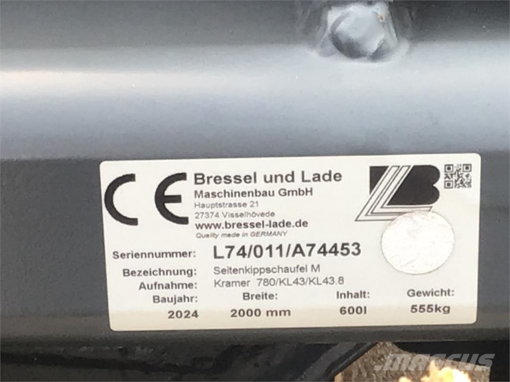 Bressel + LADE 2000 mm Otros accesorios para tractores