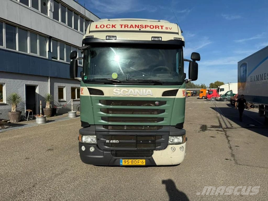 Scania R450 6X2 + DRACO AANHANGER 2010  TUV TILL 17-08-20 Camiones de caja de lona