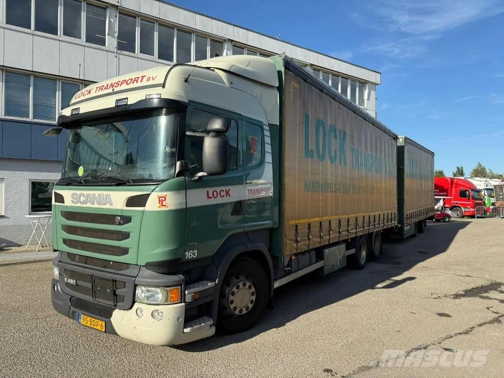 Scania R450 6X2 + DRACO AANHANGER 2010  TUV TILL 17-08-20 Camiones de caja de lona