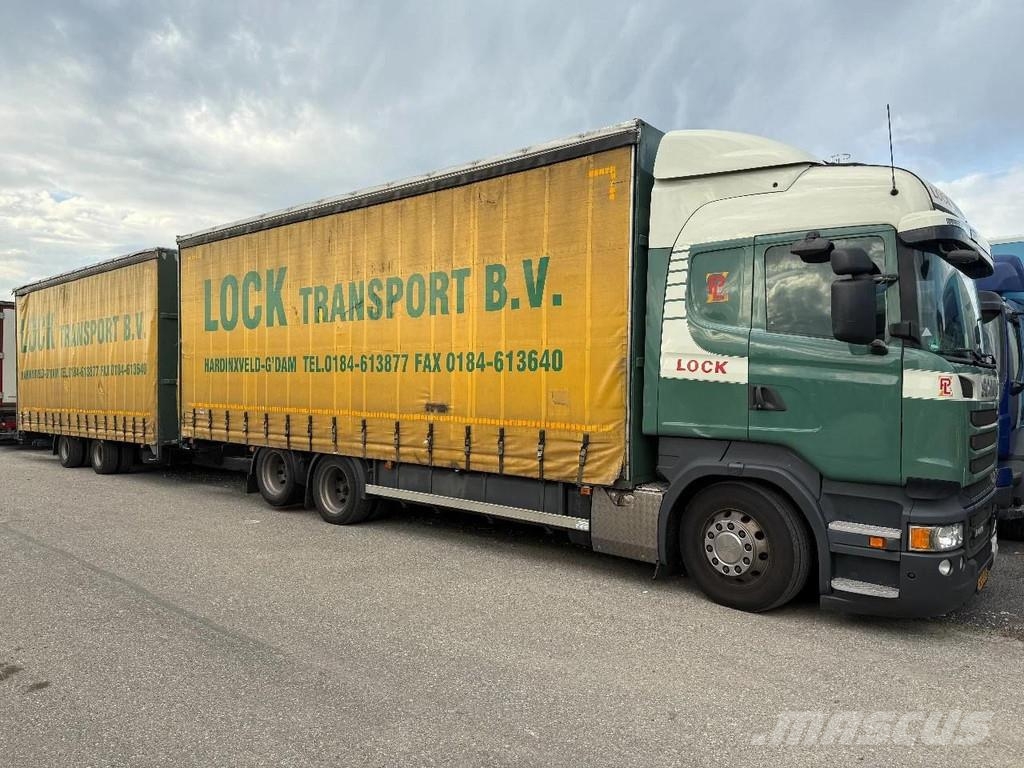 Scania R450 6X2 + DRACO AANHANGER 2010  TUV TILL 17-08-20 Camiones de caja de lona