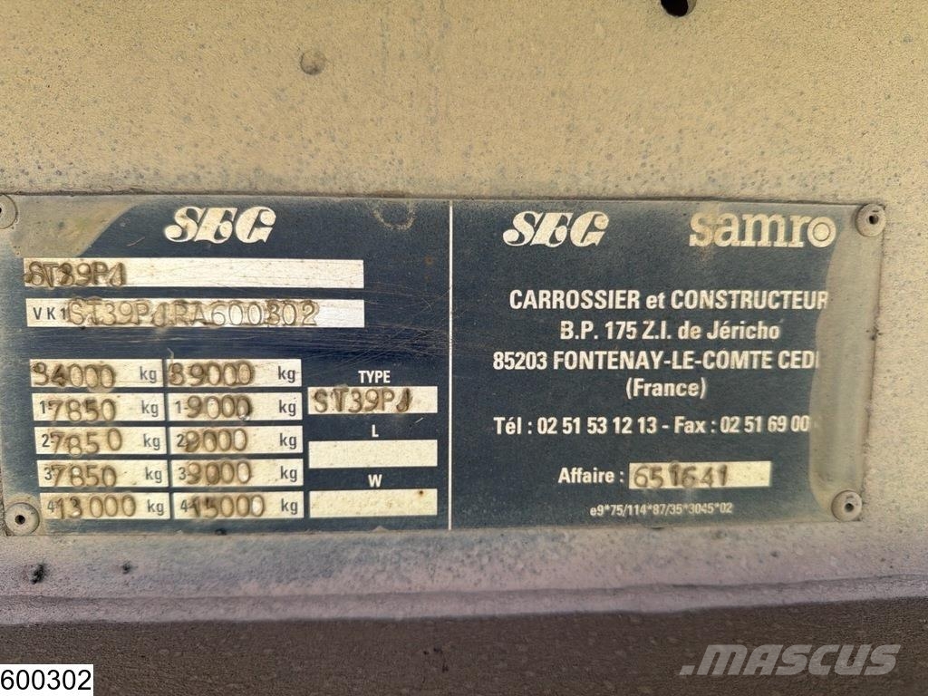 Samro gesloten bak Box body semi-trailers