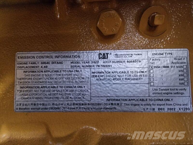 CAT 3054C DITAAC Engines