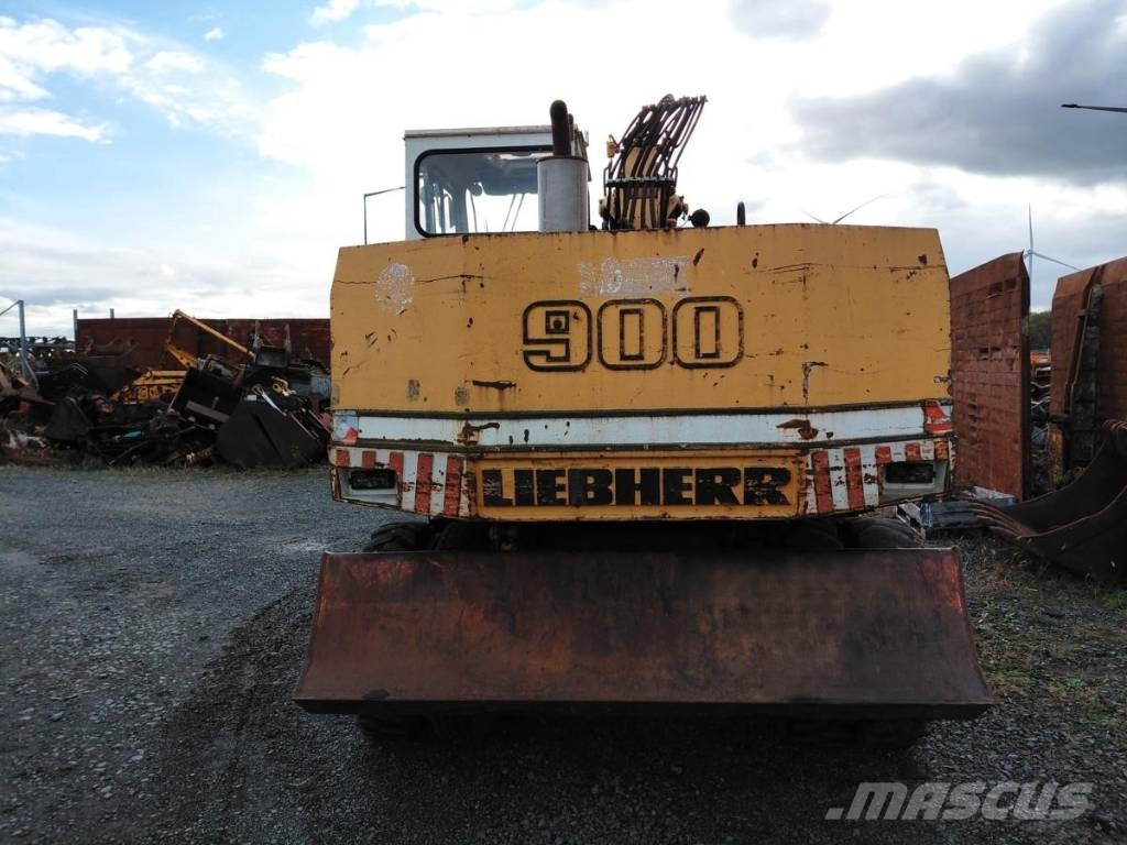 Liebherr A 900 + Greifer | Chwytak Excavadoras de ruedas