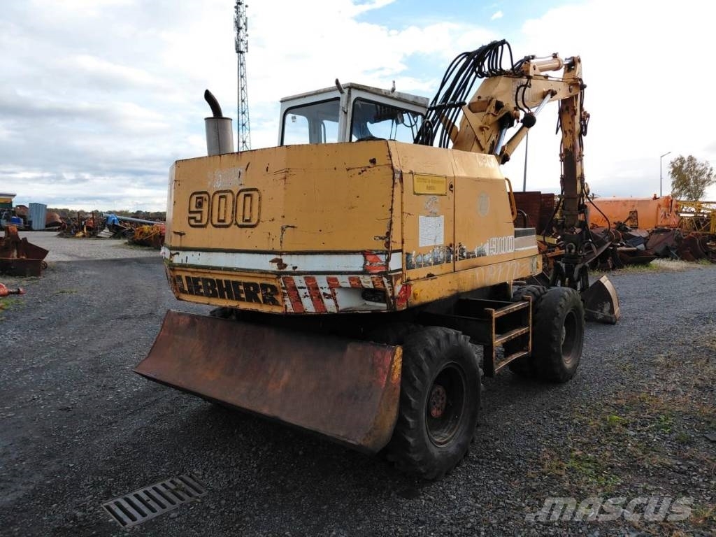 Liebherr A 900 + Greifer | Chwytak Excavadoras de ruedas