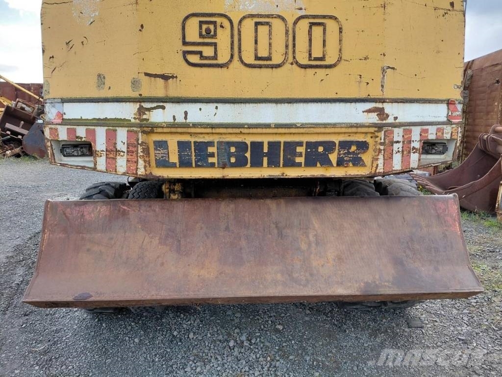 Liebherr A 900 + Greifer | Chwytak Excavadoras de ruedas