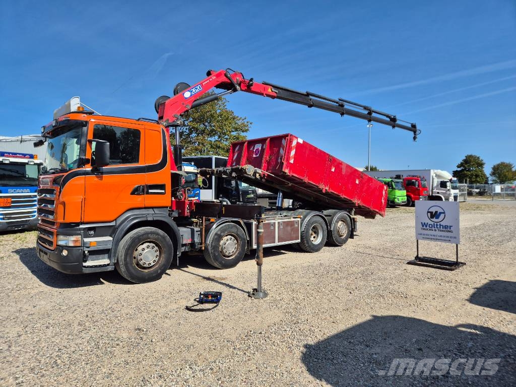 Scania R 440 8x2 //HMF 2620 K-5 Y2016 // Wirehejs//Filter شاحنات الرافعات