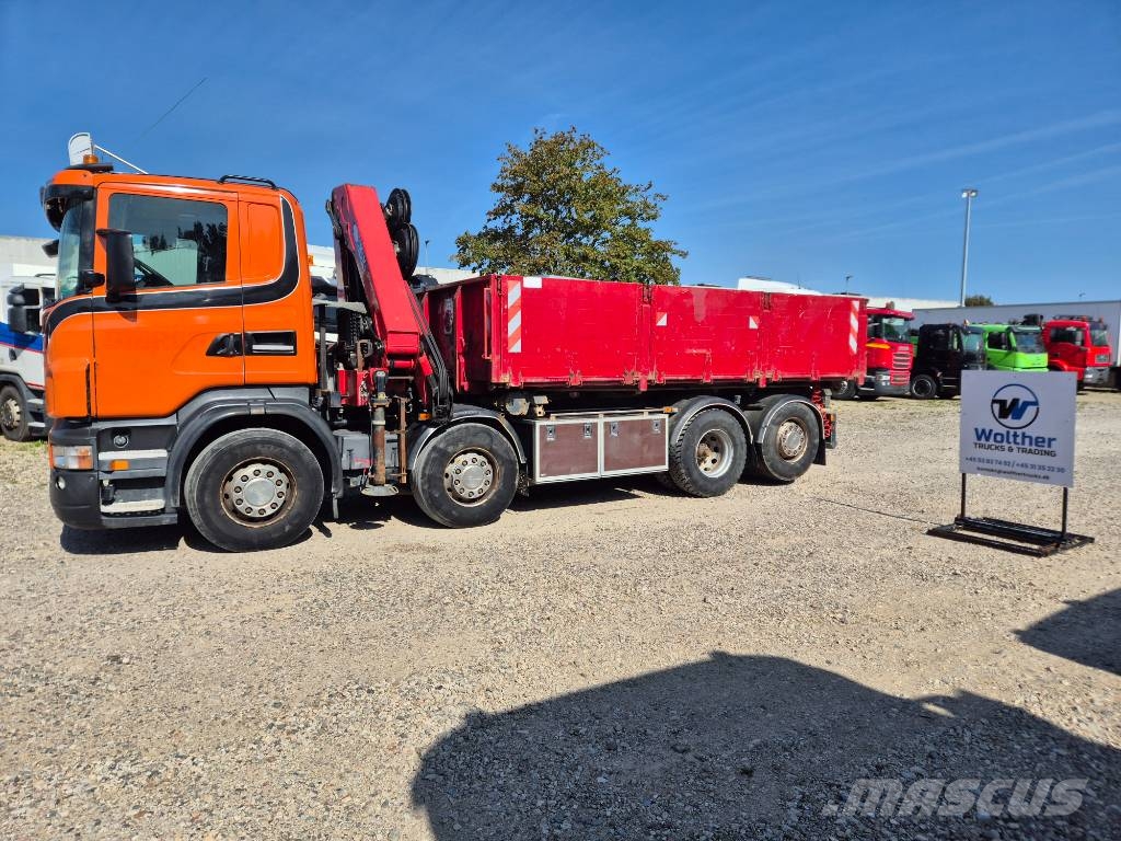 Scania R 440 8x2 //HMF 2620 K-5 Y2016 // Wirehejs//Filter شاحنات الرافعات