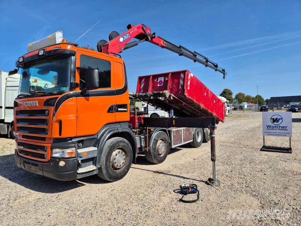 Scania R 440 8x2 //HMF 2620 K-5 Y2016 // Wirehejs//Filter شاحنات الرافعات