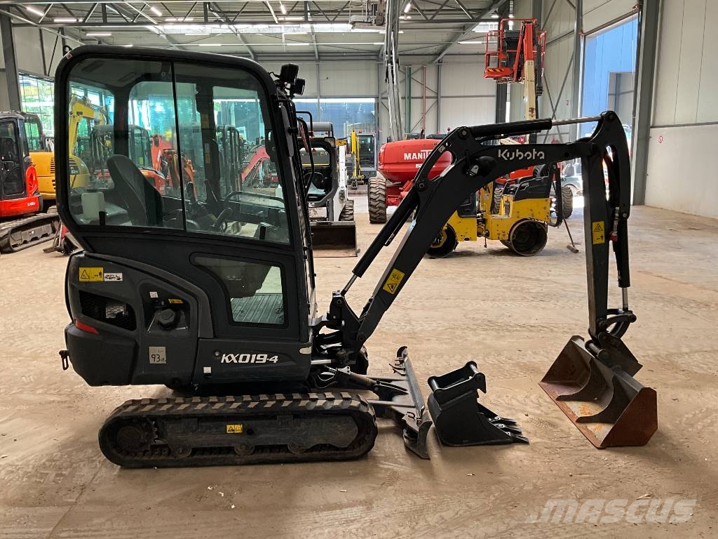 Kubota KX 019-4 Mini ekskavatörler, 7 tona dek
