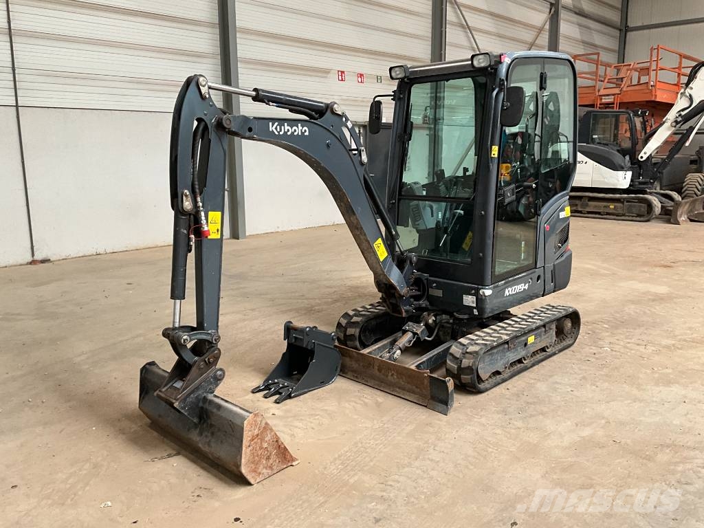 Kubota KX 019-4 Mini ekskavatörler, 7 tona dek