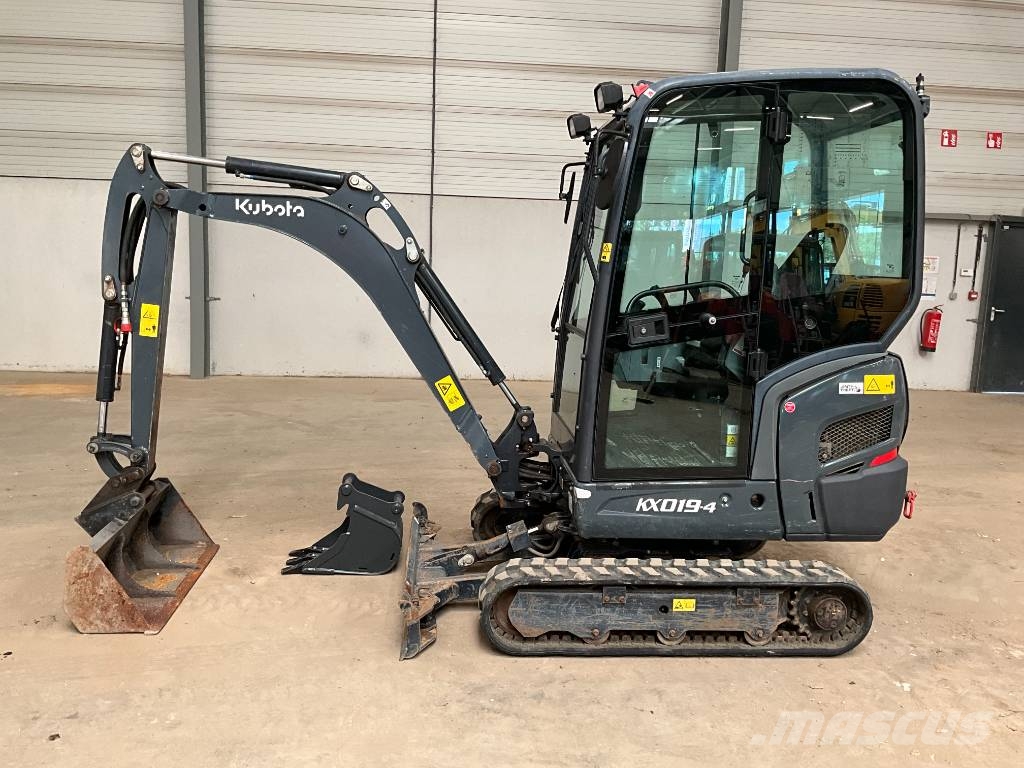 Kubota KX 019-4 Mini ekskavatörler, 7 tona dek