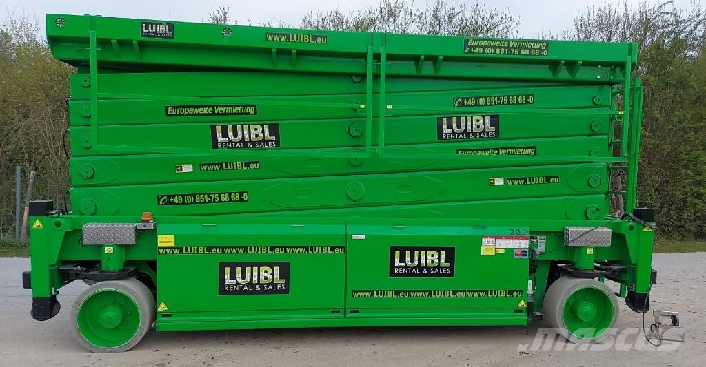 HAB S 320-12 E4WDS AC,32m high level rack scissor lift Žirkliniai keltuvai