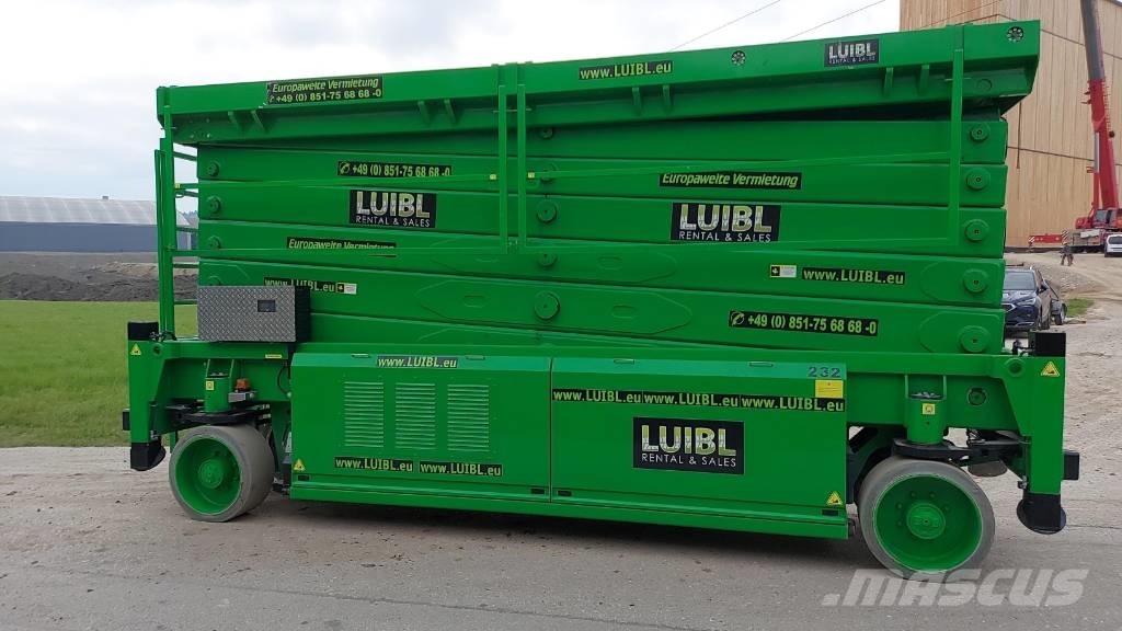 HAB S 320-12 E4WDS AC,32m high level rack scissor lift Žirkliniai keltuvai