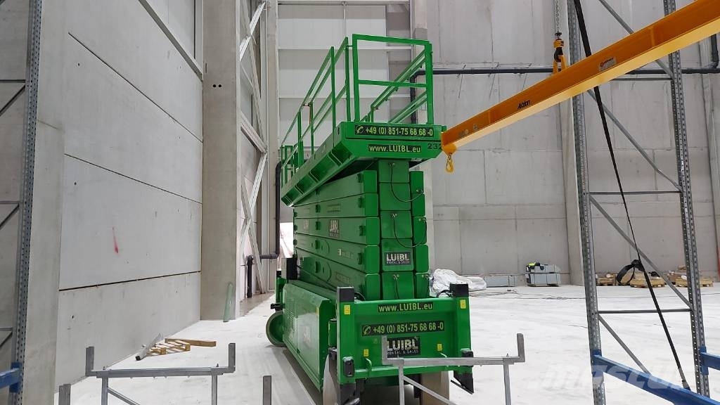 HAB S 320-12 E4WDS AC,32m high level rack scissor lift Žirkliniai keltuvai