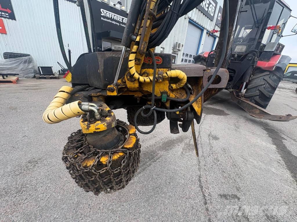 Huddig 960 C6 gårdsmaskin med skördar-aggregat Ekskavaatorlaadurid