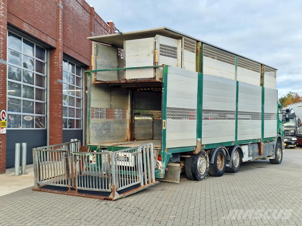 Scania P114-340 8x2*6 - Livestock 1 deck / Cattle - 3x st Dzīvnieku pārvadāšanas transports