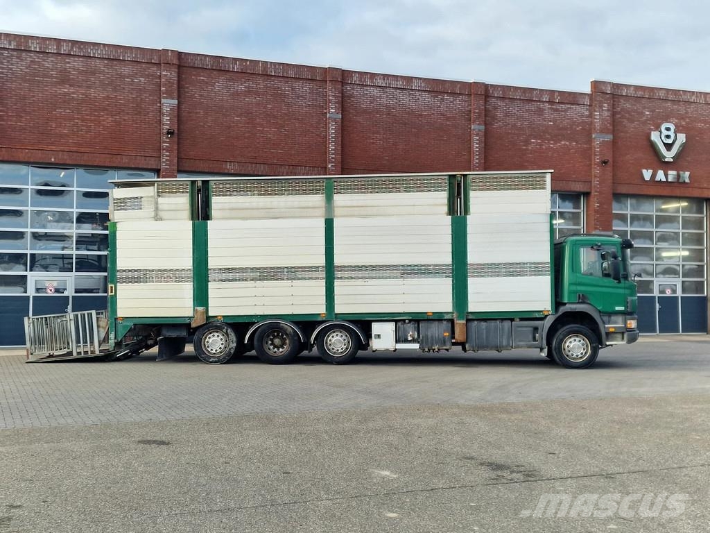 Scania P114-340 8x2*6 - Livestock 1 deck / Cattle - 3x st Dzīvnieku pārvadāšanas transports
